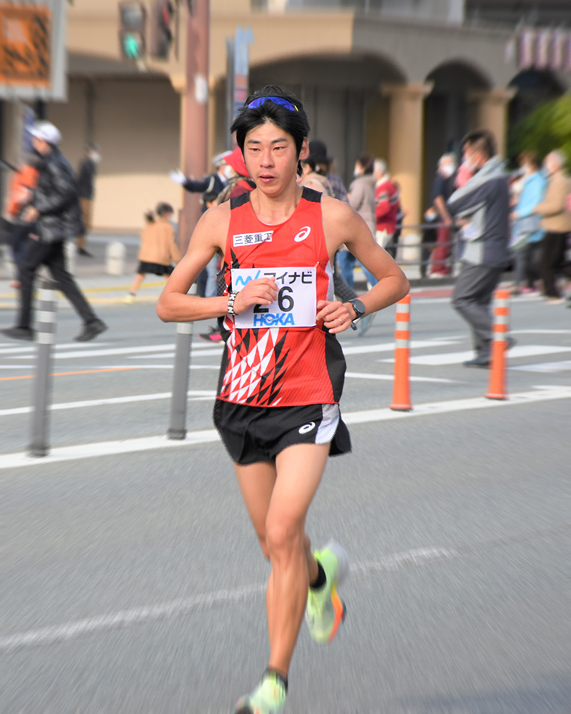 岩田選手 34km地点