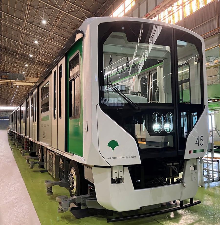 MHI Delivers 60 Cars for the Nippori-Toneri Liner Model 330-- New Carriages to Alleviate Congestion Amid Rising Use --