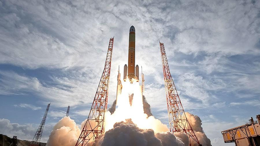 Launch of the Second H3 Rocket Test Vehicle (©JAXA)