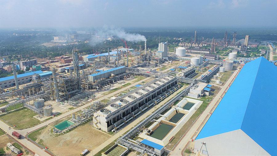 Panoramic View of the Ammonia/Fertilizer Production Plant